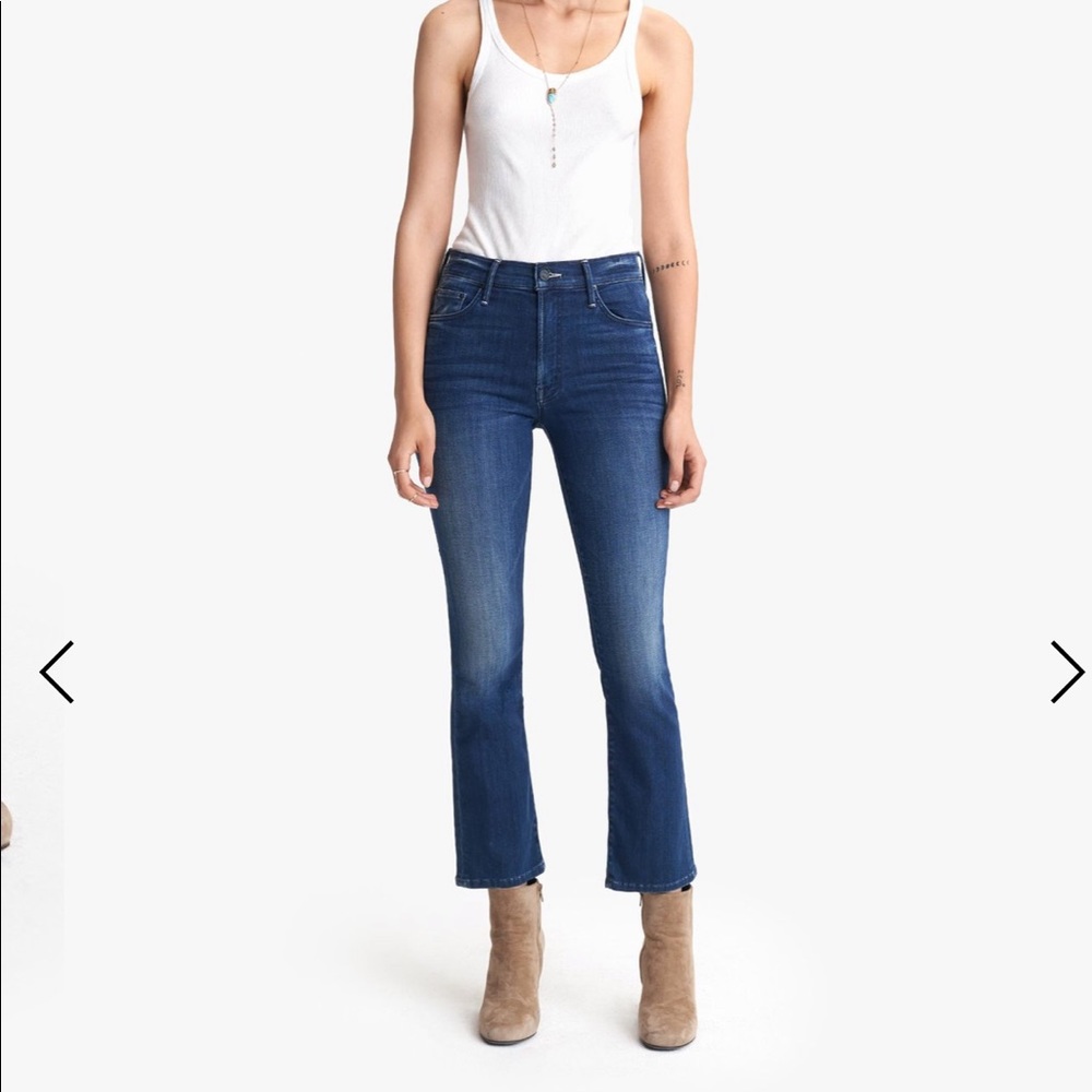 Mother denim insider crop repeating love 28 $228